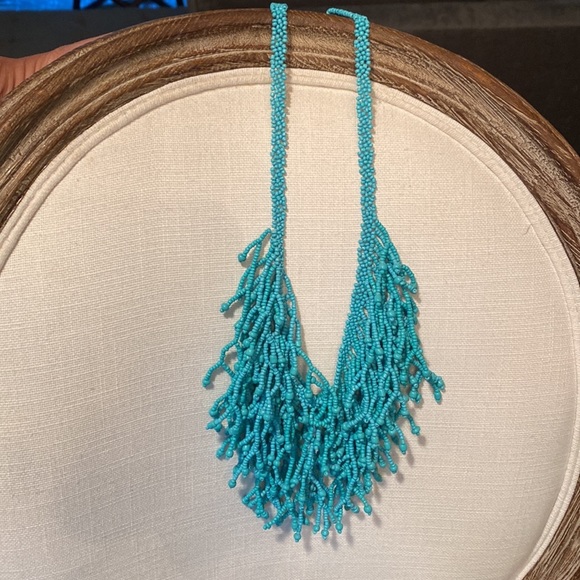 Vintage Turquoise Boho beaded necklace. - Picture 5 of 8